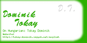 dominik tokay business card